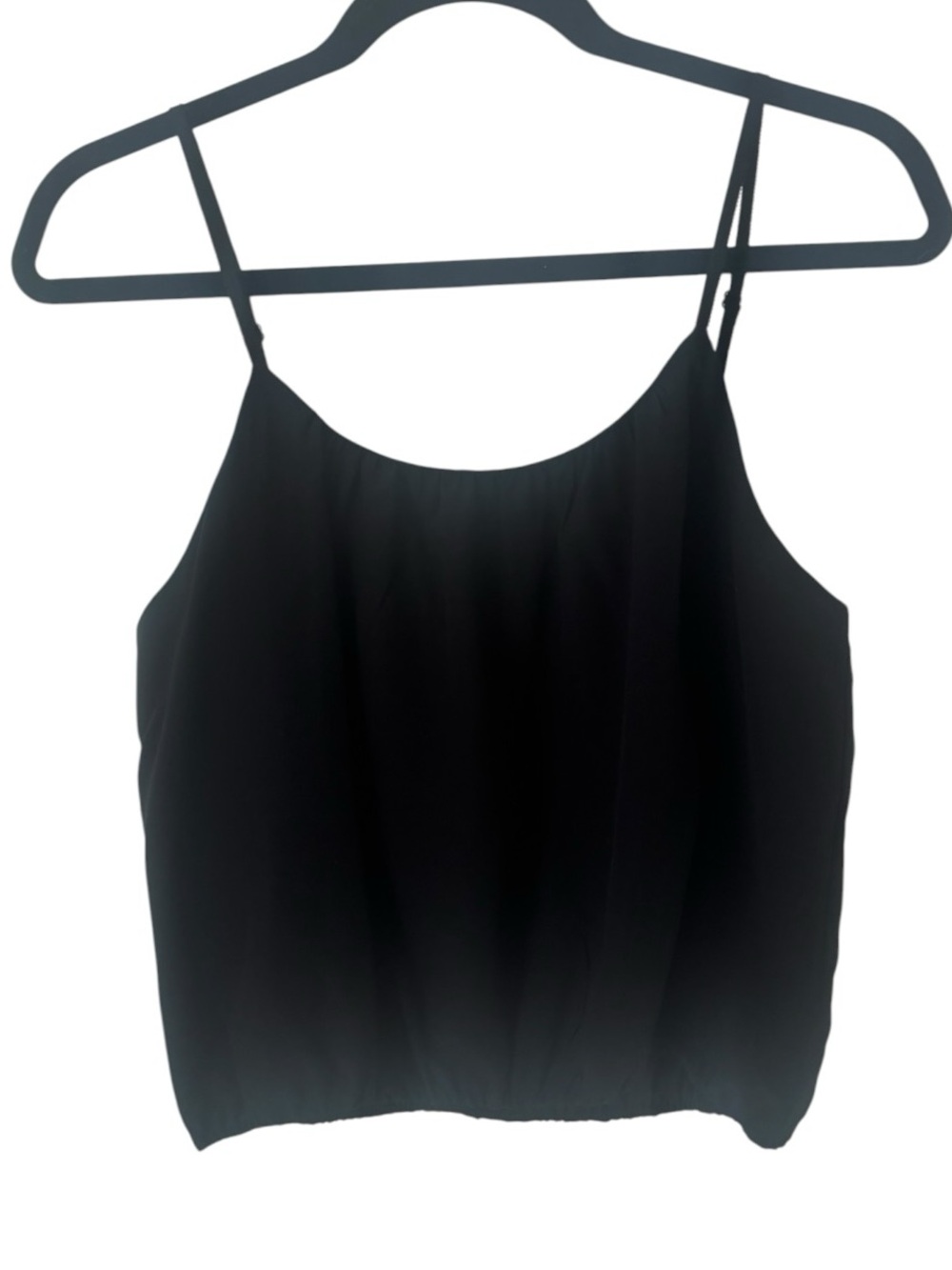Alice + Olivia Silk Spaghetti Strap Cropped Cami - Picture 3 of 5